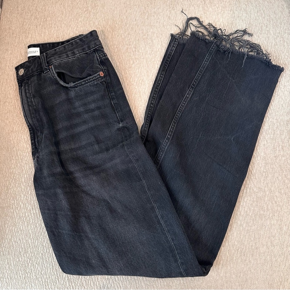 Black Distressed Zara Jeans